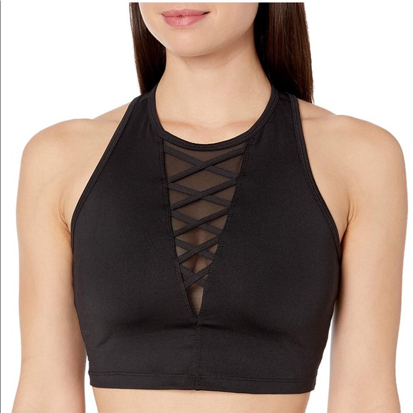 Betsey Johnson Other - NWOT  Criss Cross Mesh Insert Sports Bra